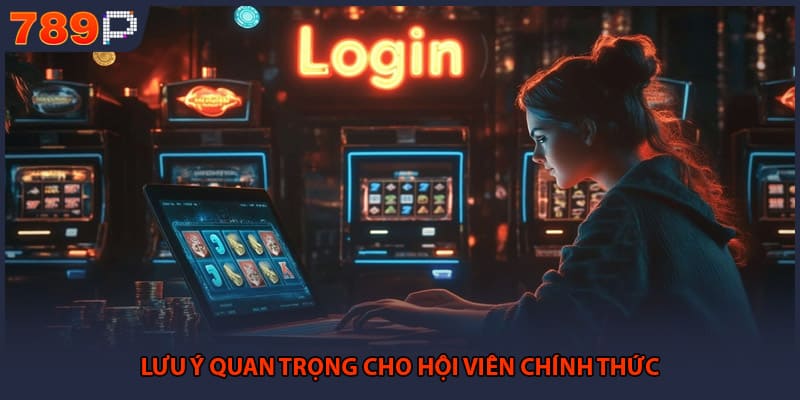 Lưu ý quan trọng cho hội viên chính thức